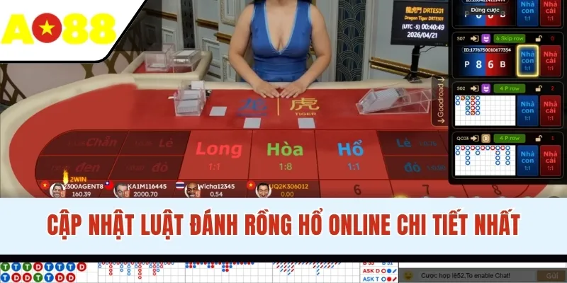 Cập nhật luật đánh rồng hổ online chi tiết nhất