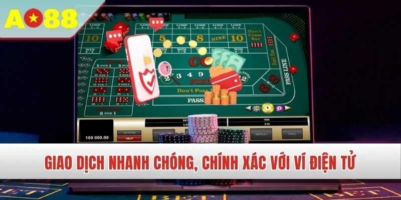 Giao dịch nhanh chóng, chính xác với ví điện tử
